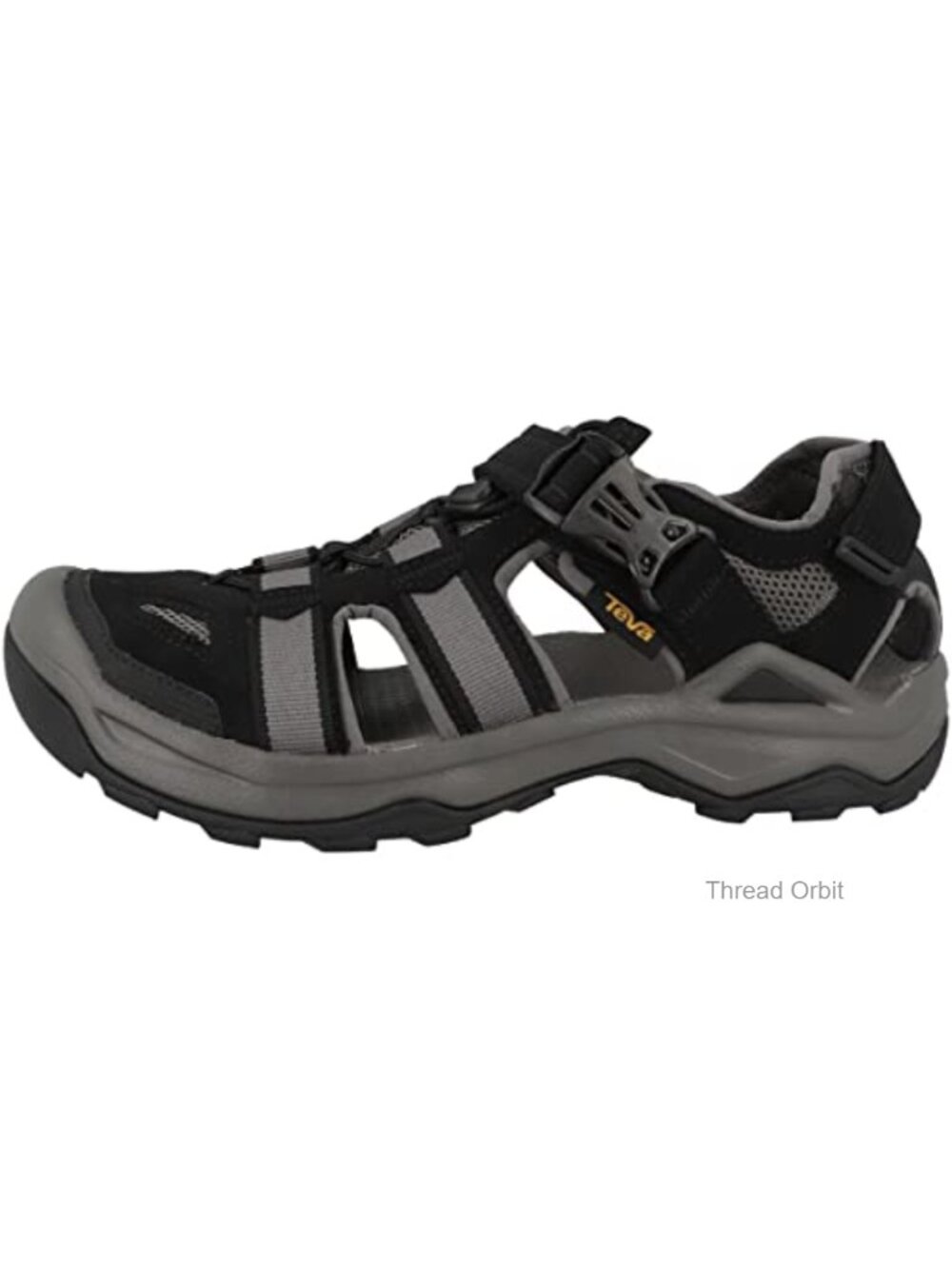 Men's Leather Fisherman Sandal Water Sandal Quick-Dry Hiking